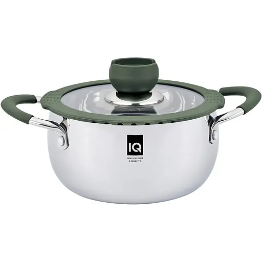 Каструля IQ Be Trendy з кришкою 20 см 3.4 л (IQ-2044-20) - фото 1