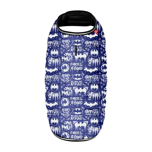 Курточка-накидка для собак Waudog Clothes, малюнок "Бетмен біло-блакитний", XS, А 26 см, B 33-41 см, С 18-26 см [CD] - фото 3