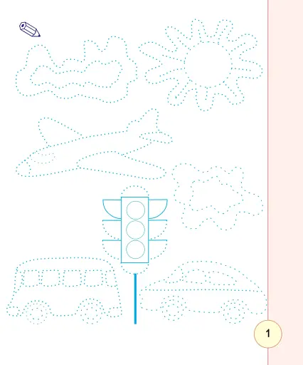 Українська мова. Зошит для письма та розвитку мовлення (до підручника М. І. Чумарної) 1 клас. У 2-х частинах. Частина 1 - фото 2