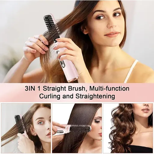 Бездротова щітка для випрямлення волосся - фото 5