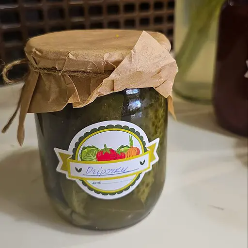 Наклейки на банки "Домашня консервація Овочі" 70х50мм, 35 ​​шт., Kitchette 86376 - фото 8