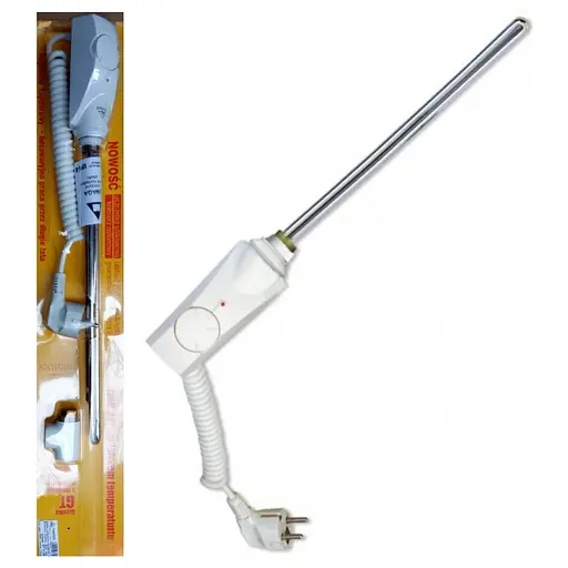 ТЕН для рушникосушарки Heatpol GT-0.9 з терморегулятором 900 Вт Білий 30412 - фото 1