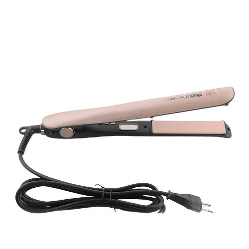 Випрямляч для волосся DSP 10808 для гладкої зачіски та прикореневого об'єму Бежевий - фото 3