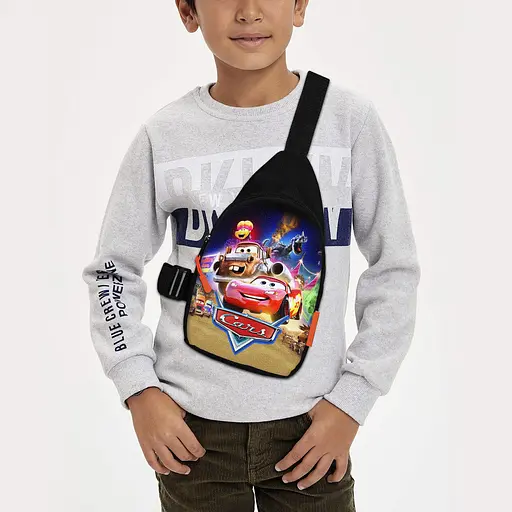 Сумка через плечо детская Тачки Молния Маккуин 29х17 см сумка слинг для мальчика (02214)