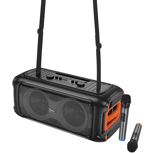 Bluetooth колонка Hoco HA9 Kayman + два микрофона - фото 4