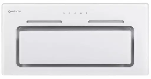 Вытяжка полностью встраиваемая Minola HBI 6673 WH GLASS 1000 LED Line - фото 1
