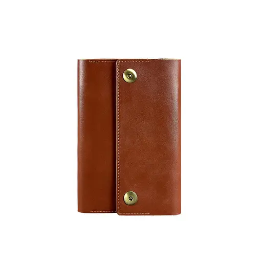 Шкіряний блокнот (Софт-бук) 5.0 світло-коричневий - фото 8