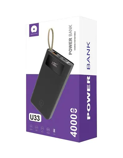 Зовнішній акумулятор 40000mAh WUW U33 з LED-дисплеєм Power bank - фото 4