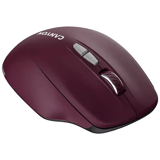 Мишка Canyon MW-21 Wireless Blue LED Burgundy (CNS-CMSW21BR) - фото 5