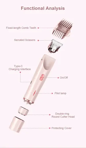 Эпилятор для удаления волос KEIVING - фото 2