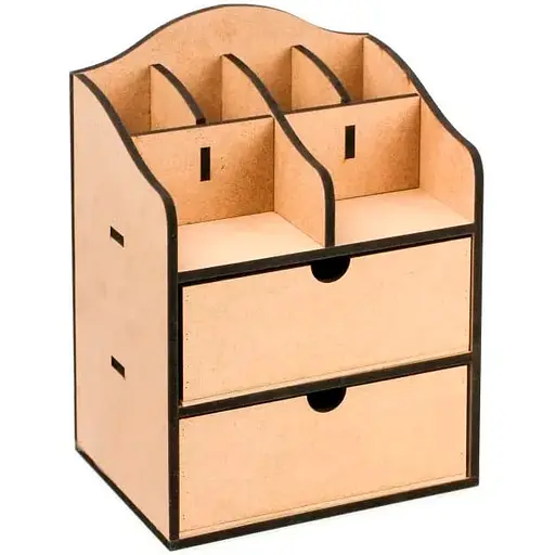 Комод-органайзер Rosa Talent 2 шухляди МДФ 20х15х26 см