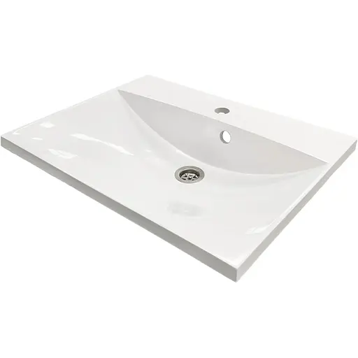 Раковина Adamant умывальник Emil искусственный камень прямоугольная - фото 1