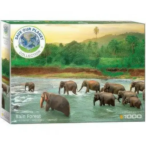Пазл EuroGraphics Тропический лес. Серия Спасем нашу планету 1000 элементов (6000-5540)