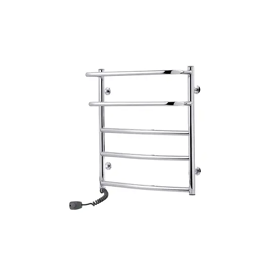 Полотенцесушитель электрический Kroner Каскад дуга ДКД01EL 600x500/5 EL CV017223, Хром, Левое - фото 1