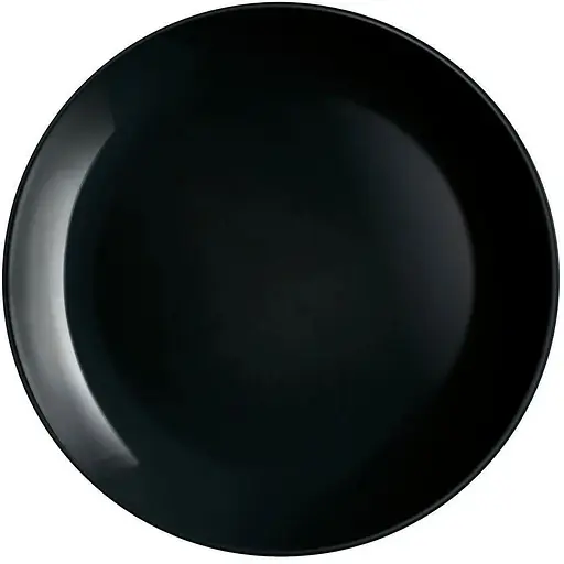 Тарілка обідня Luminarc кругла Diwali Black 25 см (P0867)