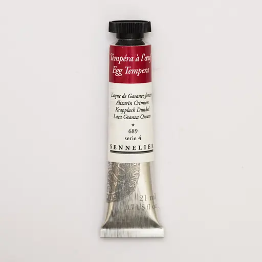 Фарба темперна Sennelier 21 мл, професійна, S4, Марена глибока (лак) (Madder Lake Deep)