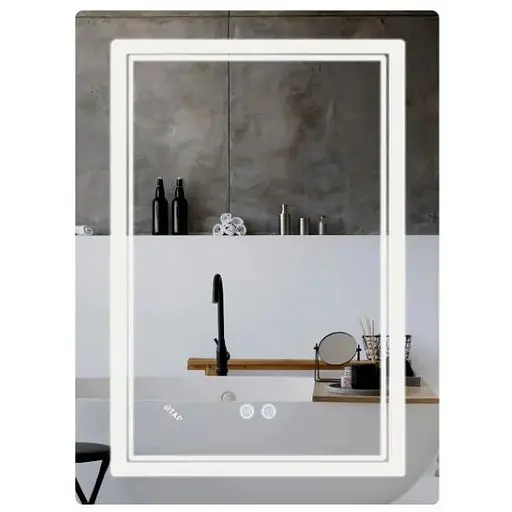 Дзеркало Qtap Cardinal (CA2) прямокутне з LED-підсвічуванням Touch QT0478C608048453 - фото 1