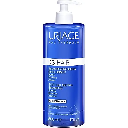 Шампунь м'який балансуючий Uriage DS Hair Soft Balancing Shampoo 500 мл - фото 1