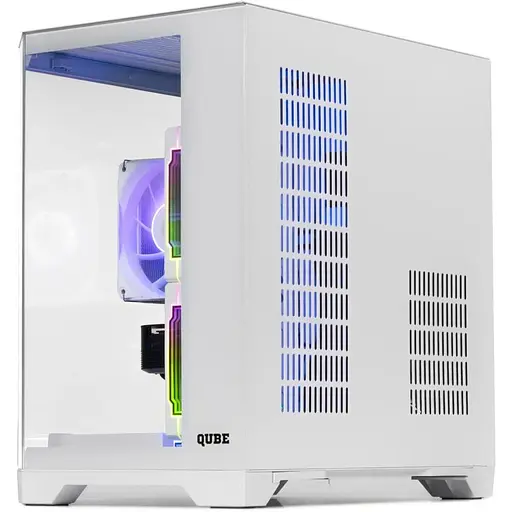 Корпус QUBE CRYSTAL ARGB White (CRYSTAL_GWNU3) Без БП - фото 9