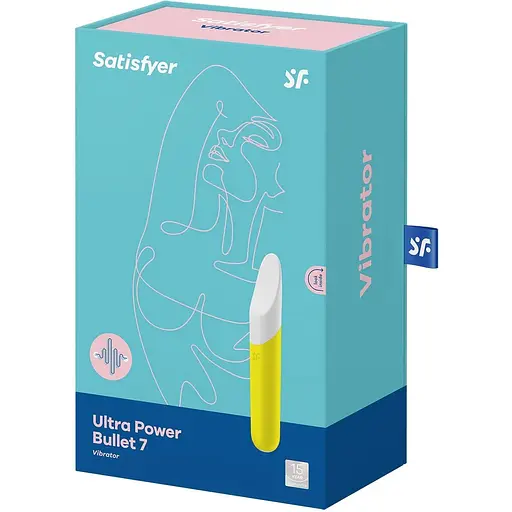 Мінівібратор з гнучким язичком Satisfyer Ultra Power Bullet 7 Yellow - фото 7