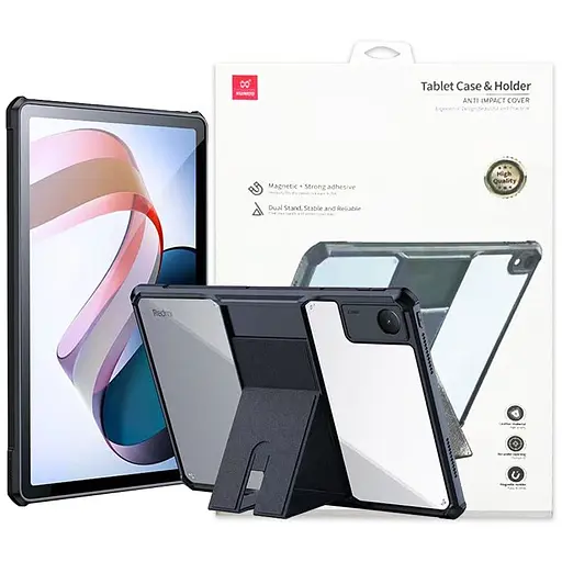 Чохол накладка з підставкою HunDD з посиленими кутами для для Xiaomi Redmi Pad SE (11") Чорний - фото 2