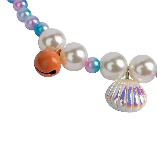 Набор украшений Цветные жемчужины (ожерелье, браслет) 2шт - фото 4