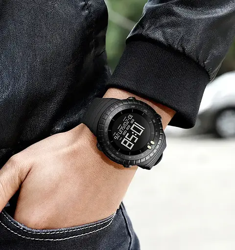 Чоловічий спортивний годинник Skmei 1992 (Чорний) - фото 10