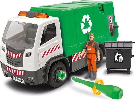 Конструктор Revell сміттєвоз Junior Kit Garbage Truck 1:20 зелений 00808 - фото 2