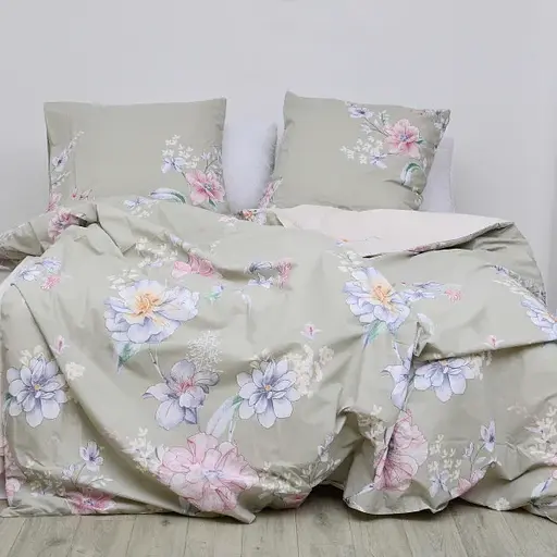 Комплект постільної білизни Viluta євро ранфорс 21148 100% бавовна - фото 2