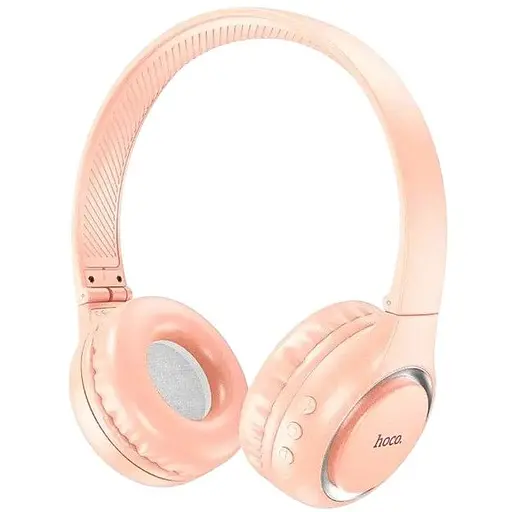 Бездротові Bluetooth навушники Hoco W41 рожевий