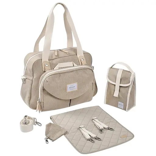 Сумка для мамы Beaba Geneva бежевая (940339) - фото 4