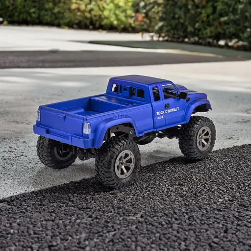 Машинка Otamanko 4x4 полноприводный пикап с камерой синий - фото 10