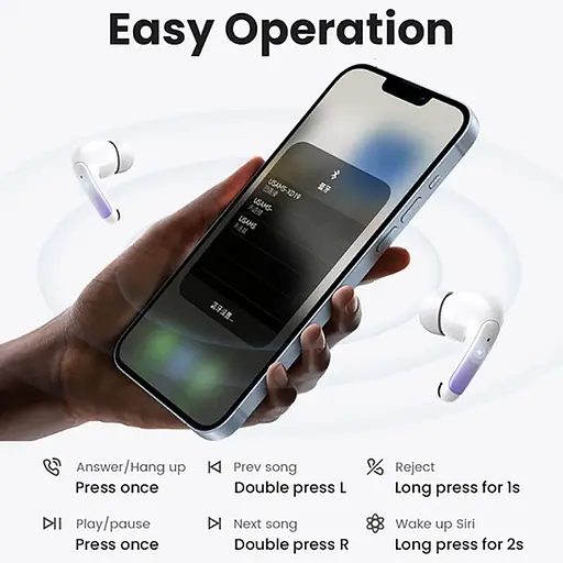 Бездротові TWS навушники Usams-XD19 X-don Series ENC BT 5.3 Gradient Purple - фото 5