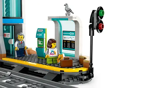 Конструктор LEGO City Центральный железнодорожный вокзал 752 детали (60469) - фото 9