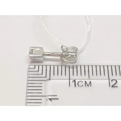 Золотые серьги-пуссеты Favoritum c фианитами. 211847_Б - фото 4