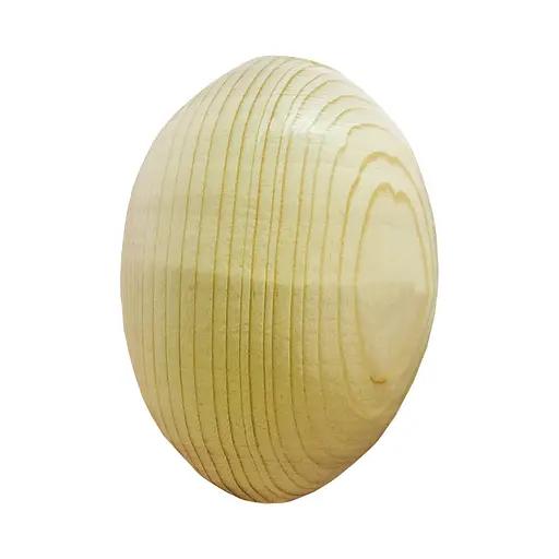 Дерев'яне яйце для творчості Bambi WEGG-6 для розпису чи декупажу, 6 см - фото 1