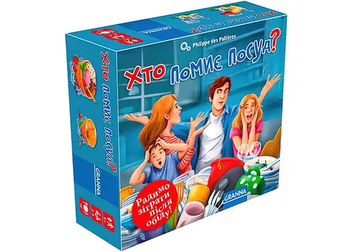 Настольная игра Granna Кто помоет посуду? (Who is going to do the dishes?) (укр.) (83828)