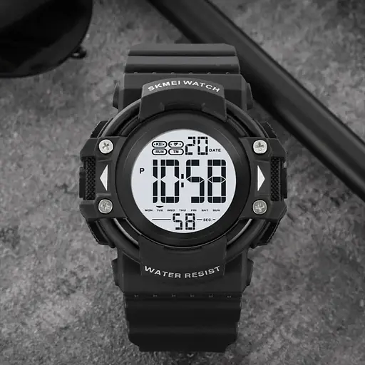 Наручний годинник чоловічий 2195BKWT Black-White Skmei acs0030163 - фото 2