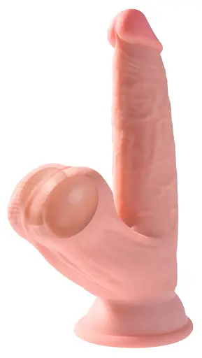 Фалоімітатор King Cock Plus TDC With 6", 19.5 см (тілесний) - фото 2