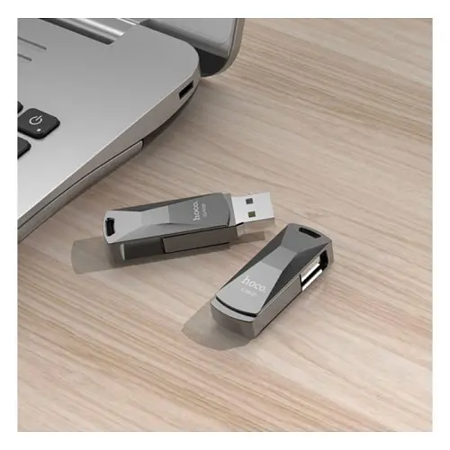 Флеш-накопитель USB Hoco UD5 Wisdom high-speed USB 3.0 32Gb черный - фото 4