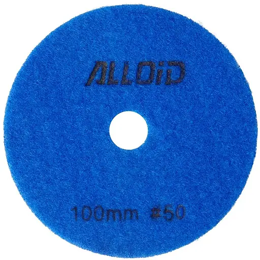 Круг алмазний Alloid Building Tools Combs шліфувальний на липучці 100 мм зерно 50 (DD-63377) - фото 1