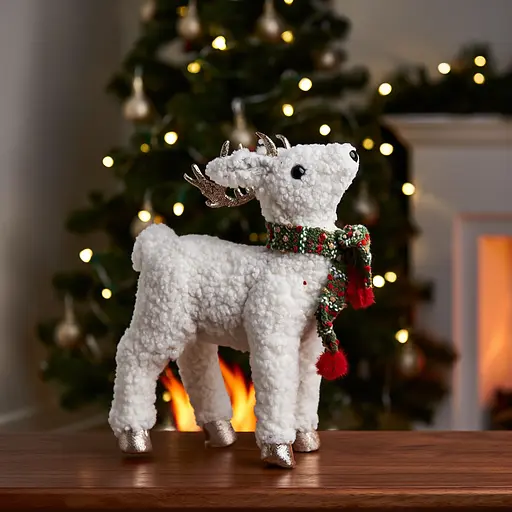 Новорічна фігура Олень іграшка під ялинку 22×9×30 см Yiwu CR-4-3