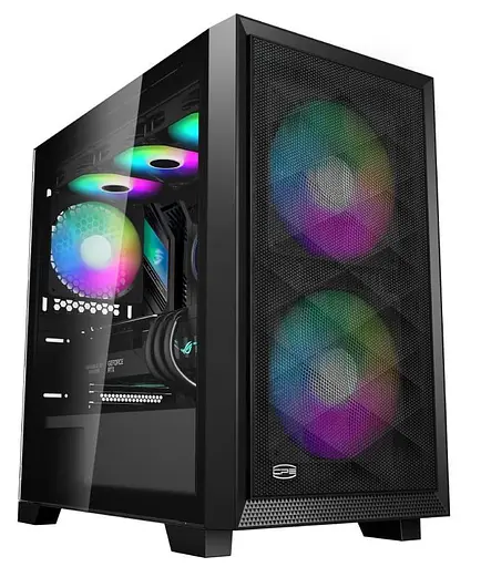 Корпус PcCooler PcCOOLER CPS (C3D310 BK ARGB), блок питания не входит в комплект - фото 1