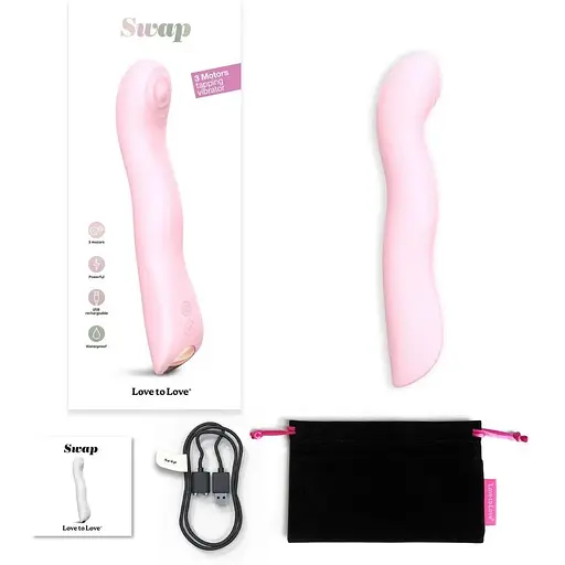 Вибратор Love To Love SWAP с пульсирующей жемчужиной для точки G 3 мотора гнется - фото 6