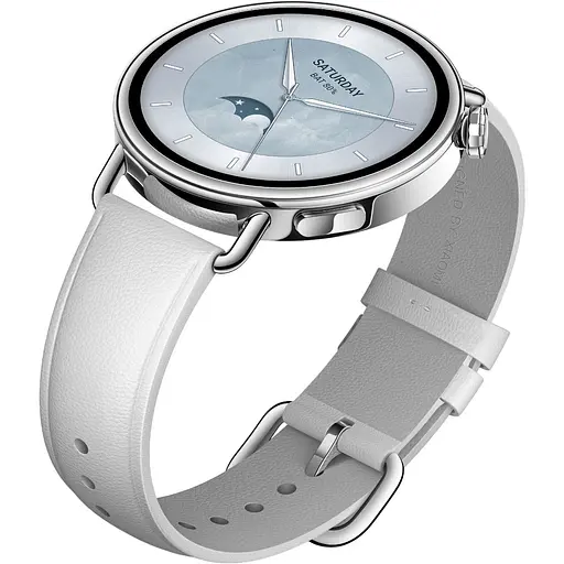 Смарт-часы Xiaomi Watch S4, 41 мм Leather Strap White BHR07VUGL (148154) - фото 3