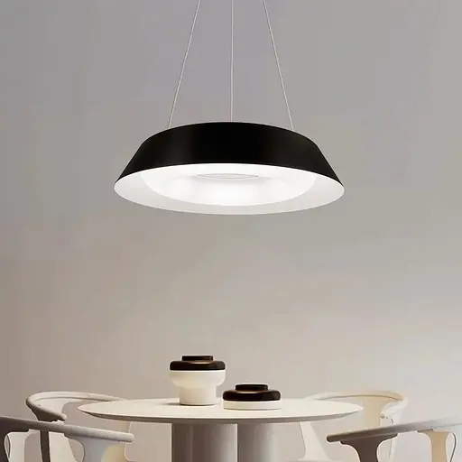 LED світильник підвісний круглий у чорному корпусі Line.F 12104 P-500 P BK - фото 1