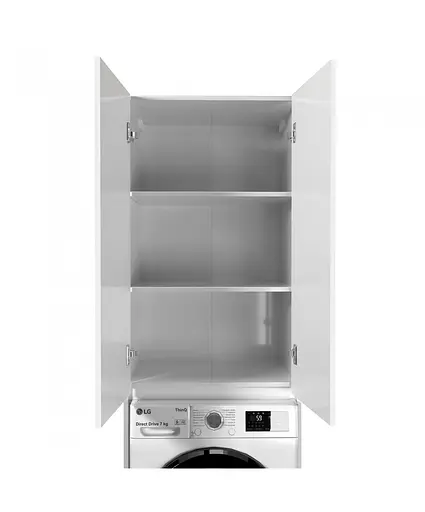 Пенал Мойдодир Soft Line П-66 над пральною машинкою, Білий - фото 3