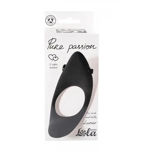 Эрекционное кольцо Lola Games Moon Cock Ring 13 см черное - фото 4