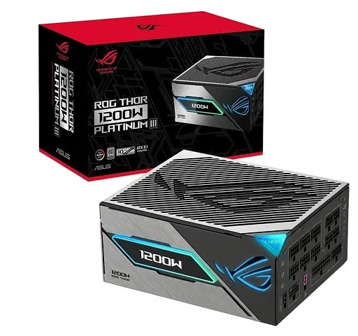 Блок живлення ASUS ROG THOR 1200W 80+ Platinum (ROG-THOR-1200P3-GAMING) (90YE00V2-B0NA00) - фото 10