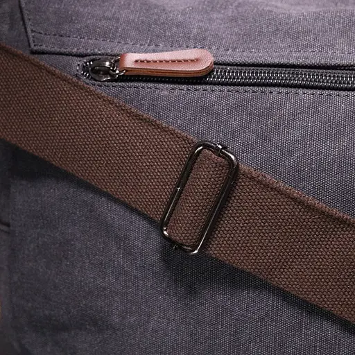 Чоловіча сумка для ноутбука з текстильним клапаном 36х33х10 см Vintage 36х33х10 см sum0021431 - фото 9